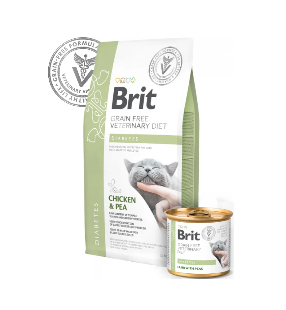 Brit Grain Free Veterinary Diet Diabetes 4 Brit Grain Free Veterinary Diet Diabetes - Afbeelding 2