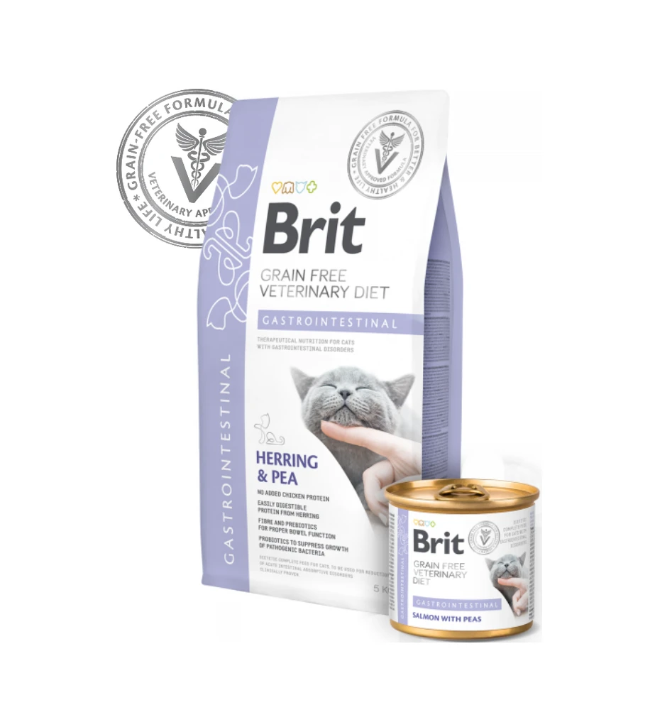 Brit Grain Free Veterinary Diet Gastrointestinal Blik - 6 X 200 Gram 4 Brit Grain Free Veterinary Diet Gastrointestinal Blik - 6 X 200 Gram - Afbeelding 2