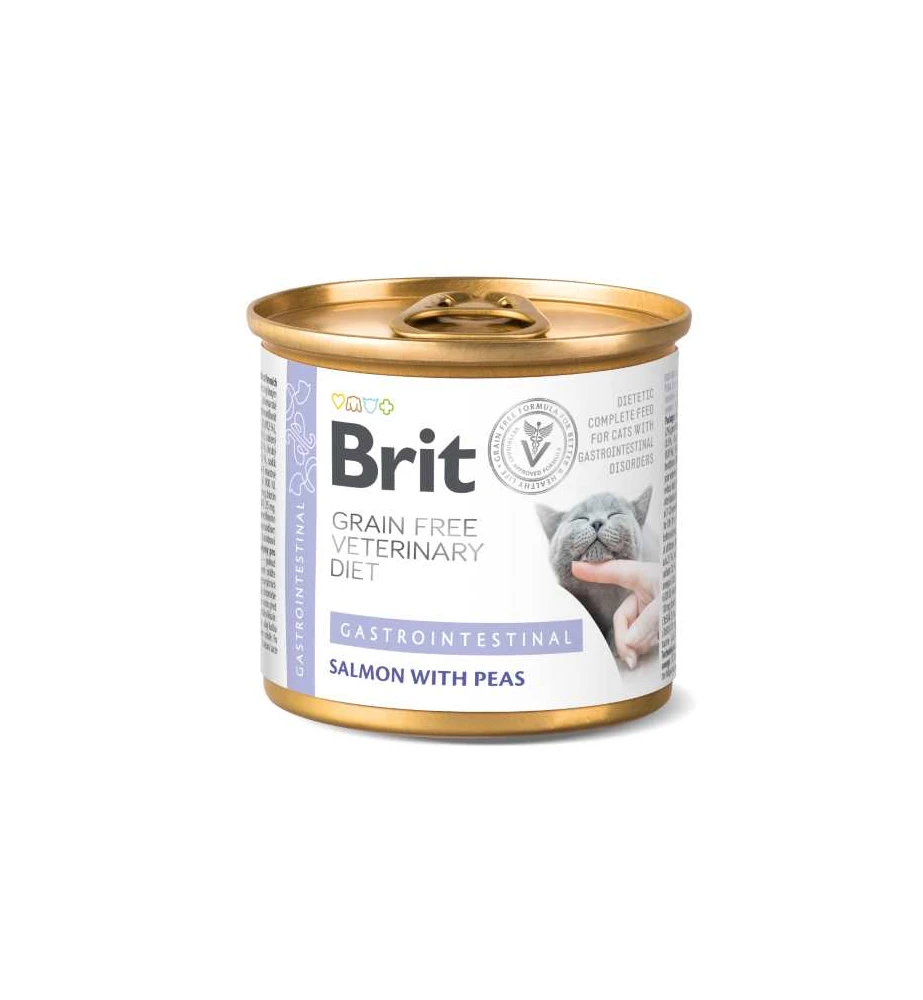 Brit Grain Free Veterinary Diet Gastrointestinal Blik - 6 X 200 Gram 3 Brit Grain Free Veterinary Diet Gastrointestinal Blik - 6 X 200 Gram
