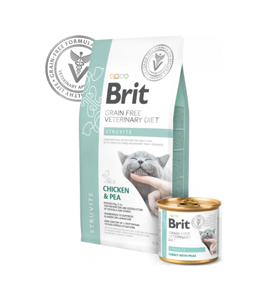 Brit Grain Free Veterinary Diet Struvite 4 Brit Grain Free Veterinary Diet Struvite - Afbeelding 2