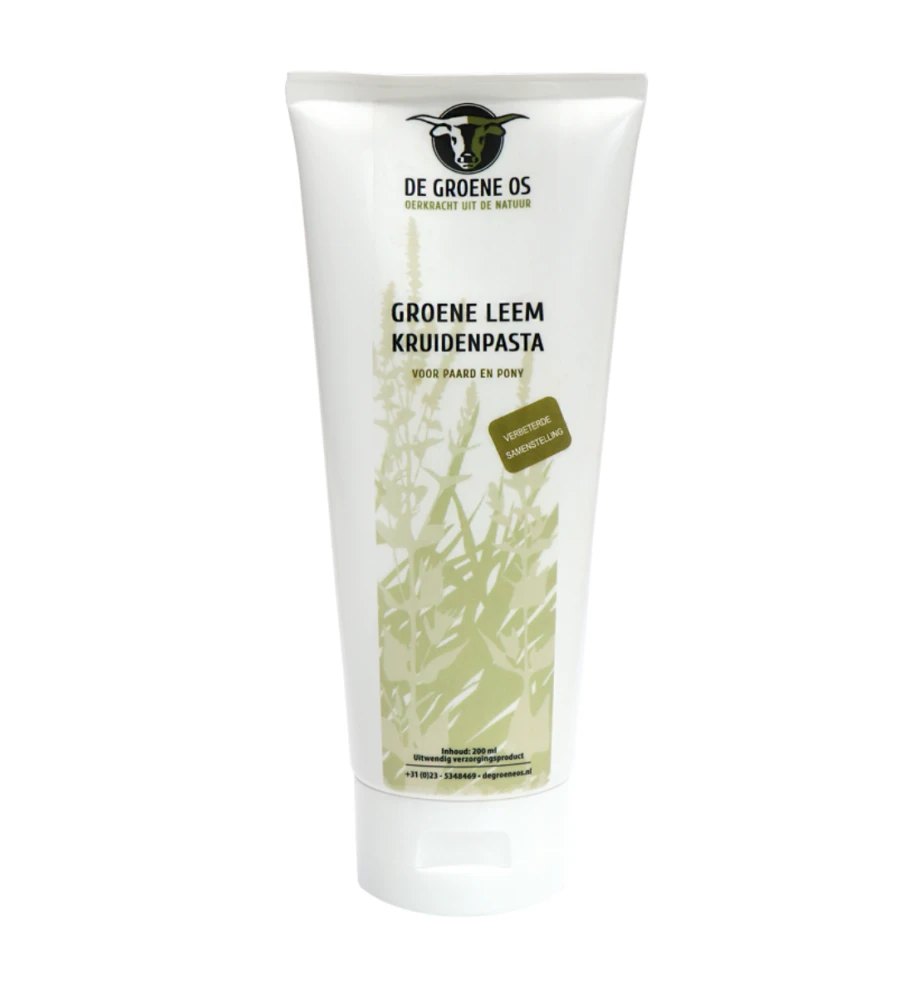 De Groene Os Groene Leem Kruidenpasta - 200 Ml 3 De Groene Os Groene Leem Kruidenpasta - 200 Ml