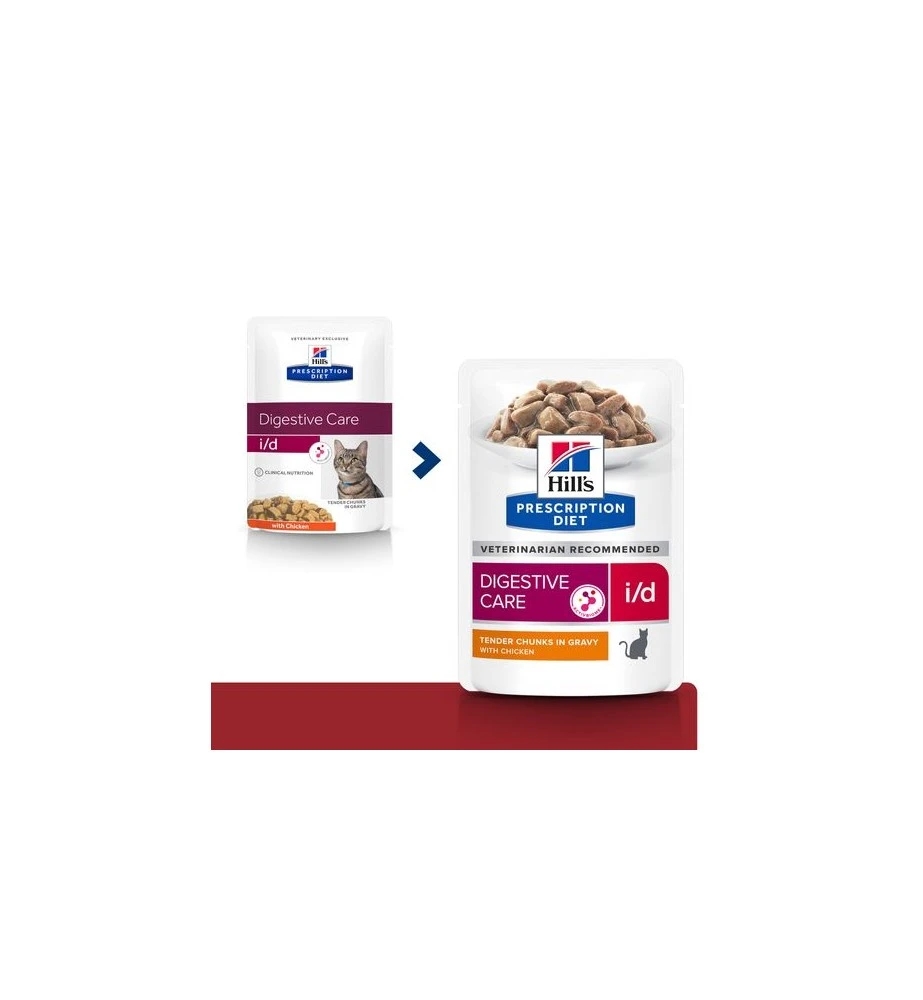 Hill's Prescription Diet I/D Digestive Care Met Kip - 12 X 85 Gram 4 Hill's Prescription Diet I/D Digestive Care Met Kip - 12 X 85 Gram - Afbeelding 2