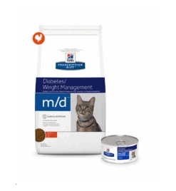 Hill's Prescription Diet M/D Diabetes & Weight Management -Dierenwinkel hill s prescription diet md diabetes weight management 2