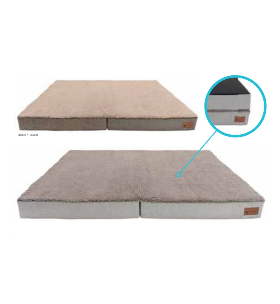 Petlando Orthopedisch Ligkussen Merano Bruin XXL (Tabacco) 3 Petlando Orthopedisch Ligkussen Merano Bruin XXL (Tabacco)